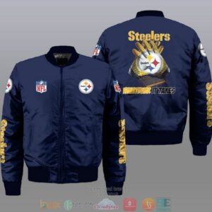 Pittsburgh Steelers NFL Style Bomber Jacket For Fans
