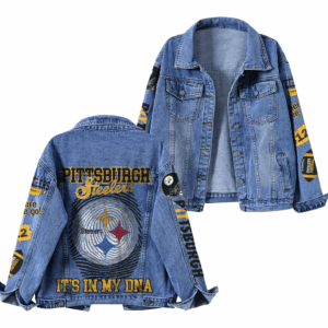 Pittsburgh Steelers NFL Style Denim Jacket For Fans