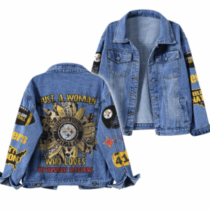 Pittsburgh Steelers NFL Style Denim Jacket For Fans