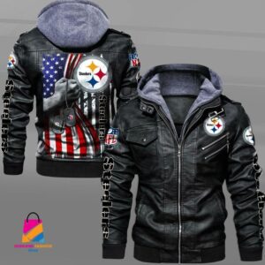 Pittsburgh Steelers NFL Style Leather Jacket For Fan