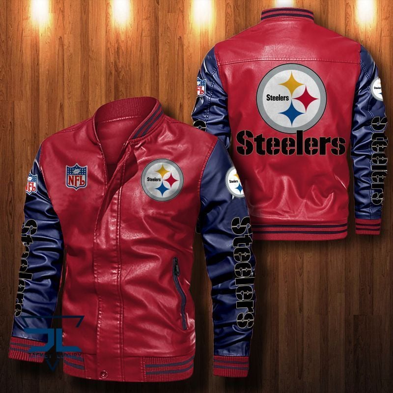 Pittsburgh Steelers NFL Style Leather Jacket For Fan