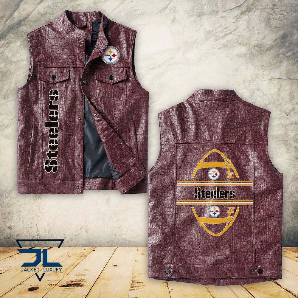 Pittsburgh Steelers NFL Style Leather Jacket For Fans