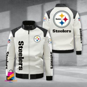Pittsburgh Steelers NFL Style Leather Jacket For Fans