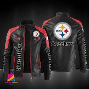 Pittsburgh Steelers NFL Style Leather Jacket For Fans