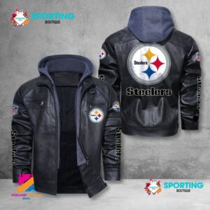 Pittsburgh Steelers NFL Style Leather Jacket For Fans