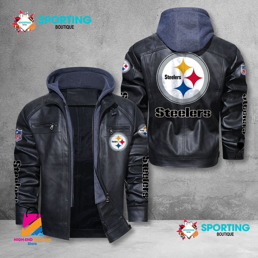 Pittsburgh Steelers NFL Style Leather Jacket For Fans