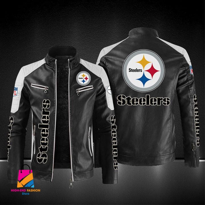 Pittsburgh Steelers NFL Style Leather Jacket For Fans