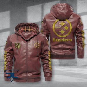 Pittsburgh Steelers NFL Style Leather Jacket For Fans