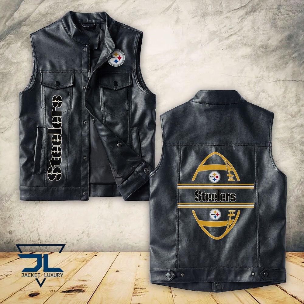Pittsburgh Steelers NFL Style Leather Jacket For Fans
