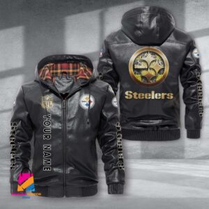 Pittsburgh Steelers NFL Style Leather Jacket For Fans
