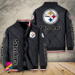 Pittsburgh Steelers NFL Style Puffer Jacket For Fans