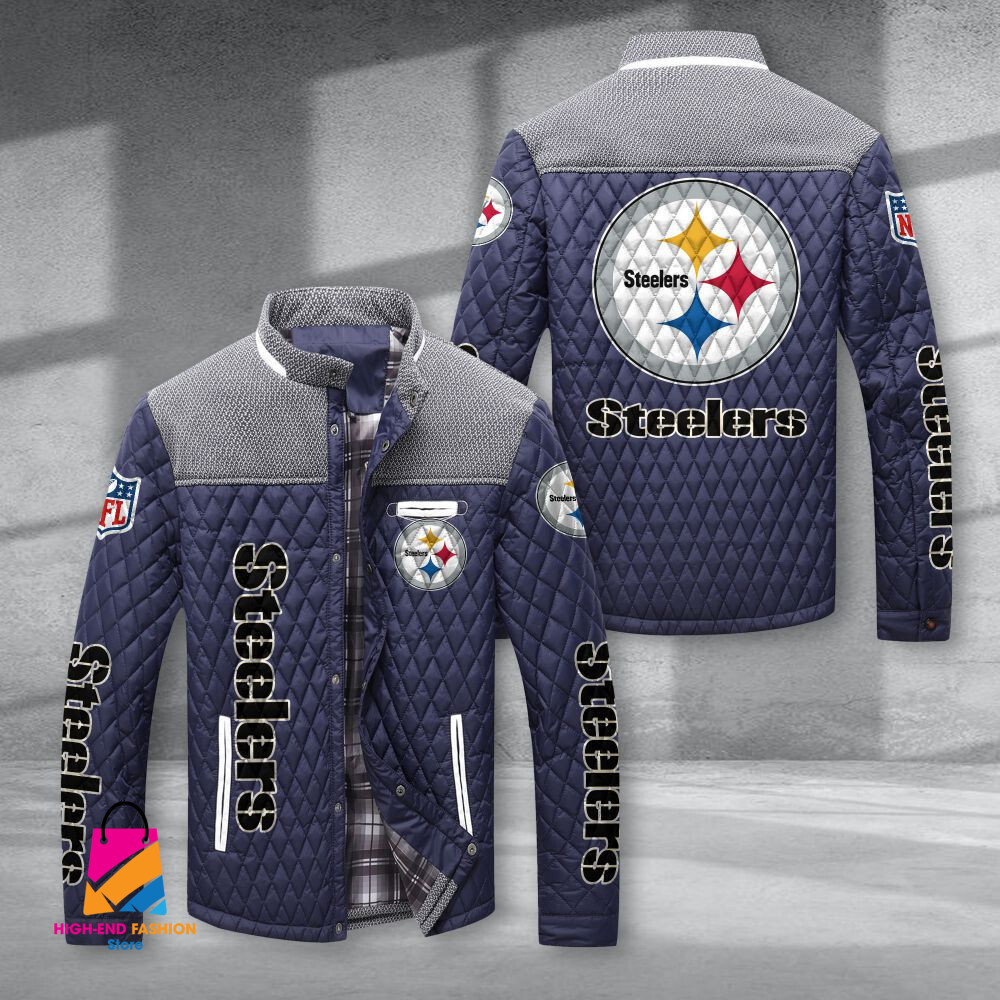 Pittsburgh Steelers NFL Style Puffer Jacket For Fans