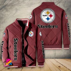 Pittsburgh Steelers NFL Style Puffer Jacket For Fans