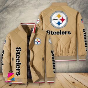 Pittsburgh Steelers NFL Style Puffer Jacket For Fans