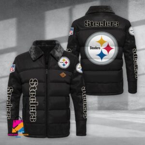 Pittsburgh Steelers NFL Style Puffer Jacket For Fans