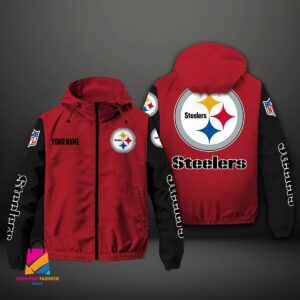 Pittsburgh Steelers NFL Style Windbreaker Jacket For Fans