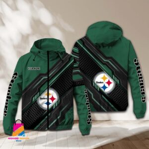 Pittsburgh Steelers NFL Style Windbreaker Jacket For Fans