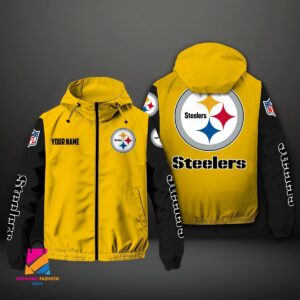 Pittsburgh Steelers NFL Style Windbreaker Jacket For Fans