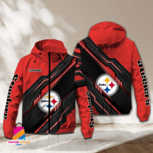 Pittsburgh Steelers NFL Style Windbreaker Jacket For Fans