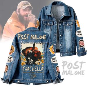Post Malone Music Denim Jacket Gift For Fans
