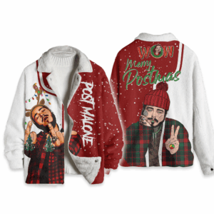 Post Malone Music Style Fleece Jacket For Fans