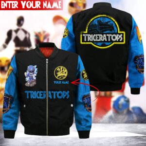 Power Rangers Movies Style Bomber Jacket For Fans