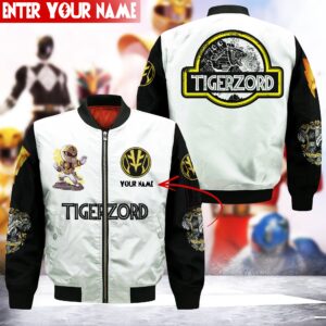 Power Rangers Movies Style Bomber Jacket For Fans
