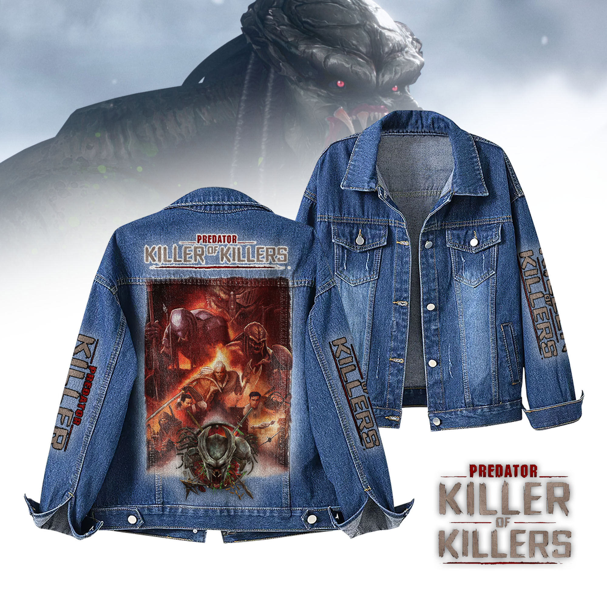 Predator: Killer of Killers Movies Denim Jacket Gift For Fans