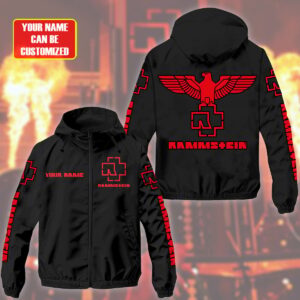 Rammstein Music Personalized Style Windbreaker Jacket For Fans
