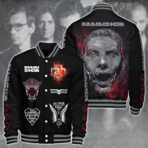 Rammstein Music Style Baseball Jacket For Fans
