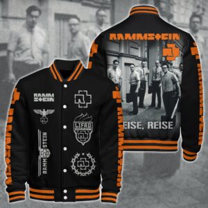 Rammstein Music Style Baseball Jacket For Fans