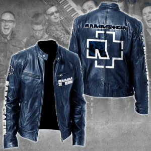 Rammstein Music Style Leather Jacket For Fans