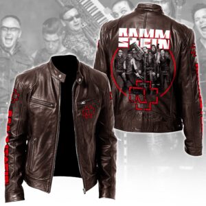 Rammstein Music Style Leather Jacket For Fans
