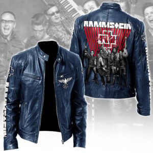 Rammstein Music Style Leather Jacket For Fans