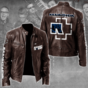 Rammstein Music Style Leather Jacket For Fans