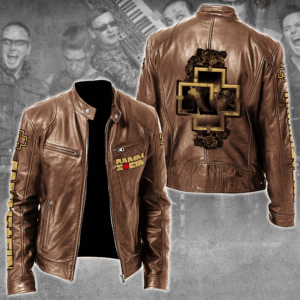Rammstein Music Style Leather Jacket For Fans