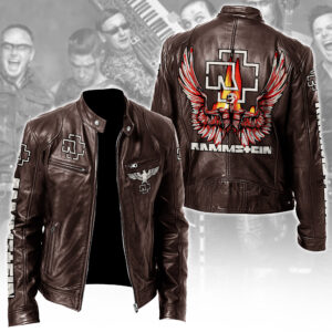 Rammstein Music Style Leather Jacket For Fans