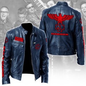 Rammstein Music Style Leather Jacket For Fans