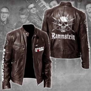 Rammstein Music Style Leather Jacket For Fans