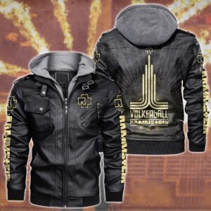 Rammstein Music Style Leather Jacket For Fans