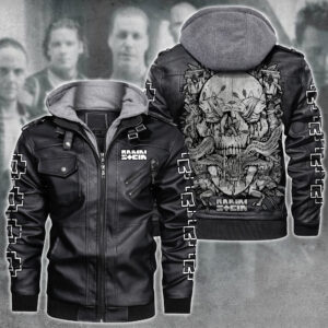 Rammstein Music Style Leather Jacket For Fans