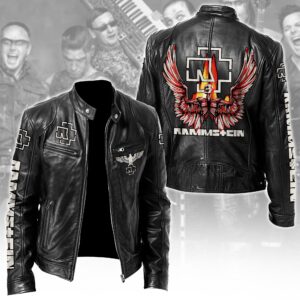 Rammstein Music Style Leather Jacket For Fans