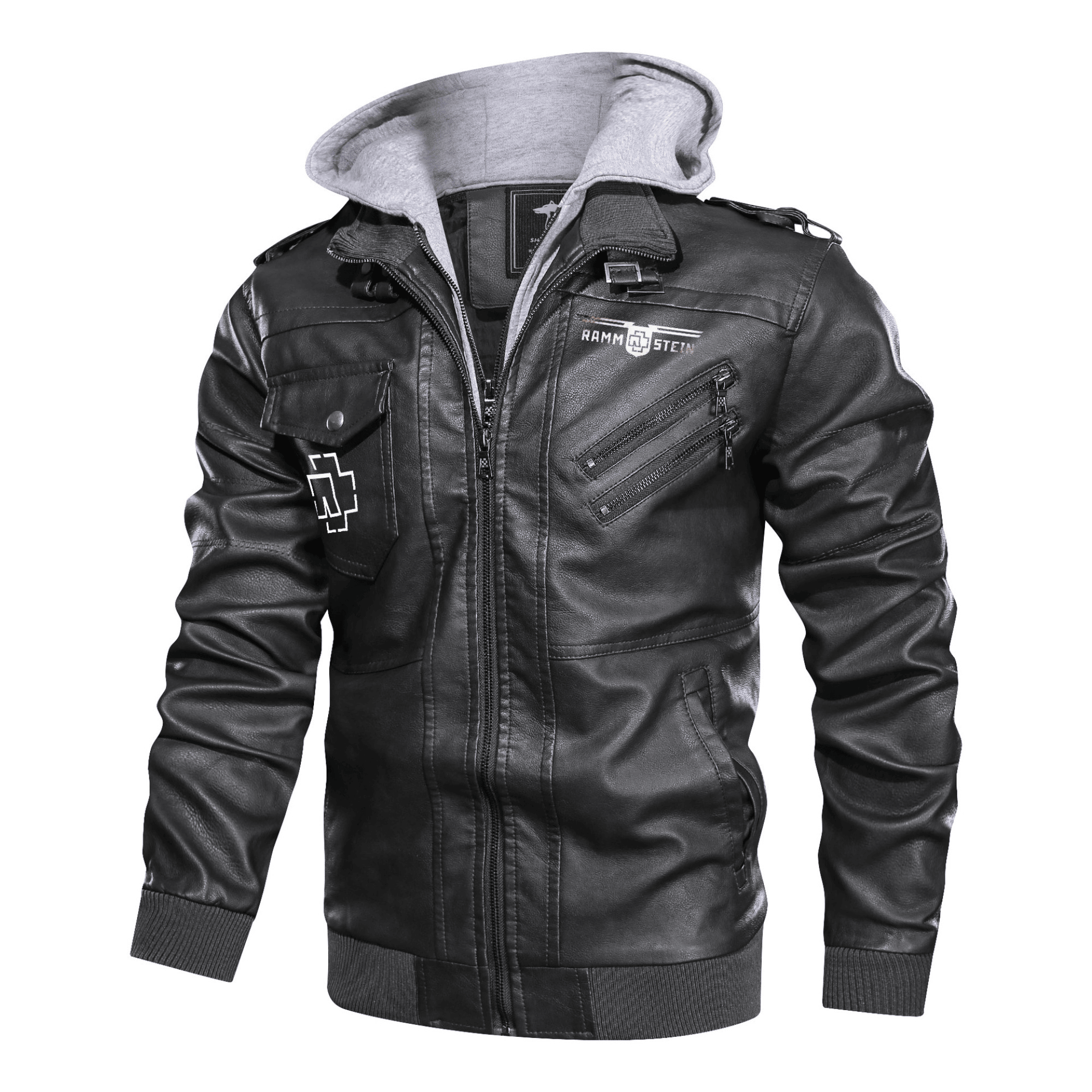 Rammstein Music Style Leather Jacket For Fans