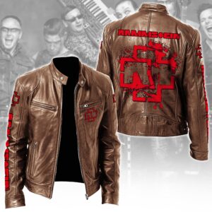 Rammstein Music Style Leather Jacket For Fans