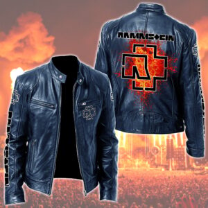 Rammstein Music Style Leather Jacket For Fans