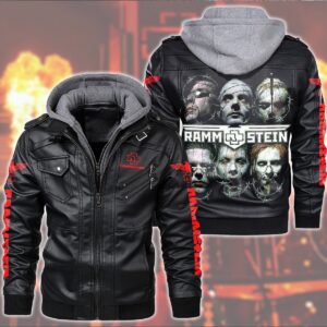 Rammstein Music Style Leather Jacket For Fans