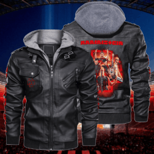 Rammstein Music Style Leather Jacket For Fans