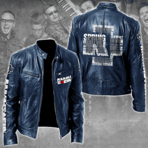 Rammstein Music Style Leather Jacket For Fans