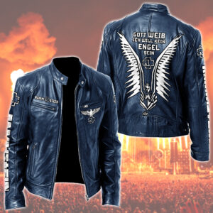 Rammstein Music Style Leather Jacket For Fans
