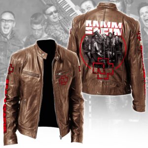 Rammstein Music Style Leather Jacket For Fans